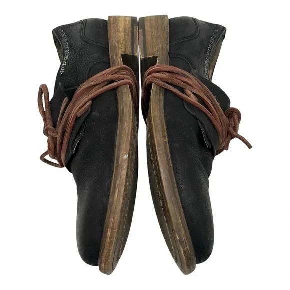 John Fluevog Warde Black Leather Oxford Unisex Handcrafted Shoes Men’s 7 Women 9 - Picture 11 of 16